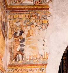 Fresco, St. Maria del Conforto Church, Maia Bassa, Merano, Trentino Alto Adige, Italy